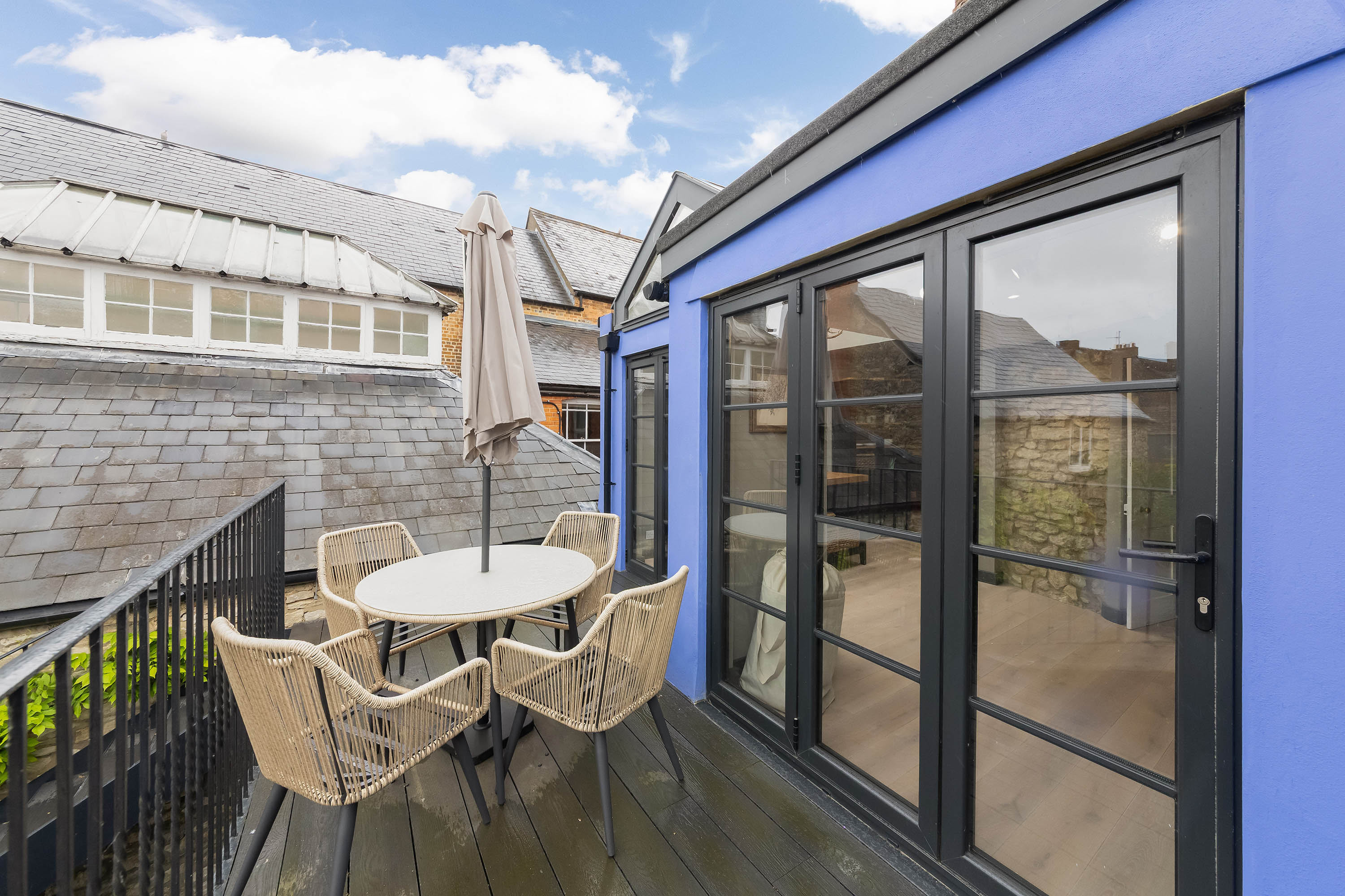 Back garden atmosphere